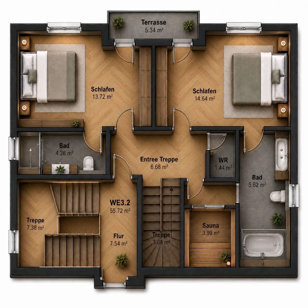 2 Etage